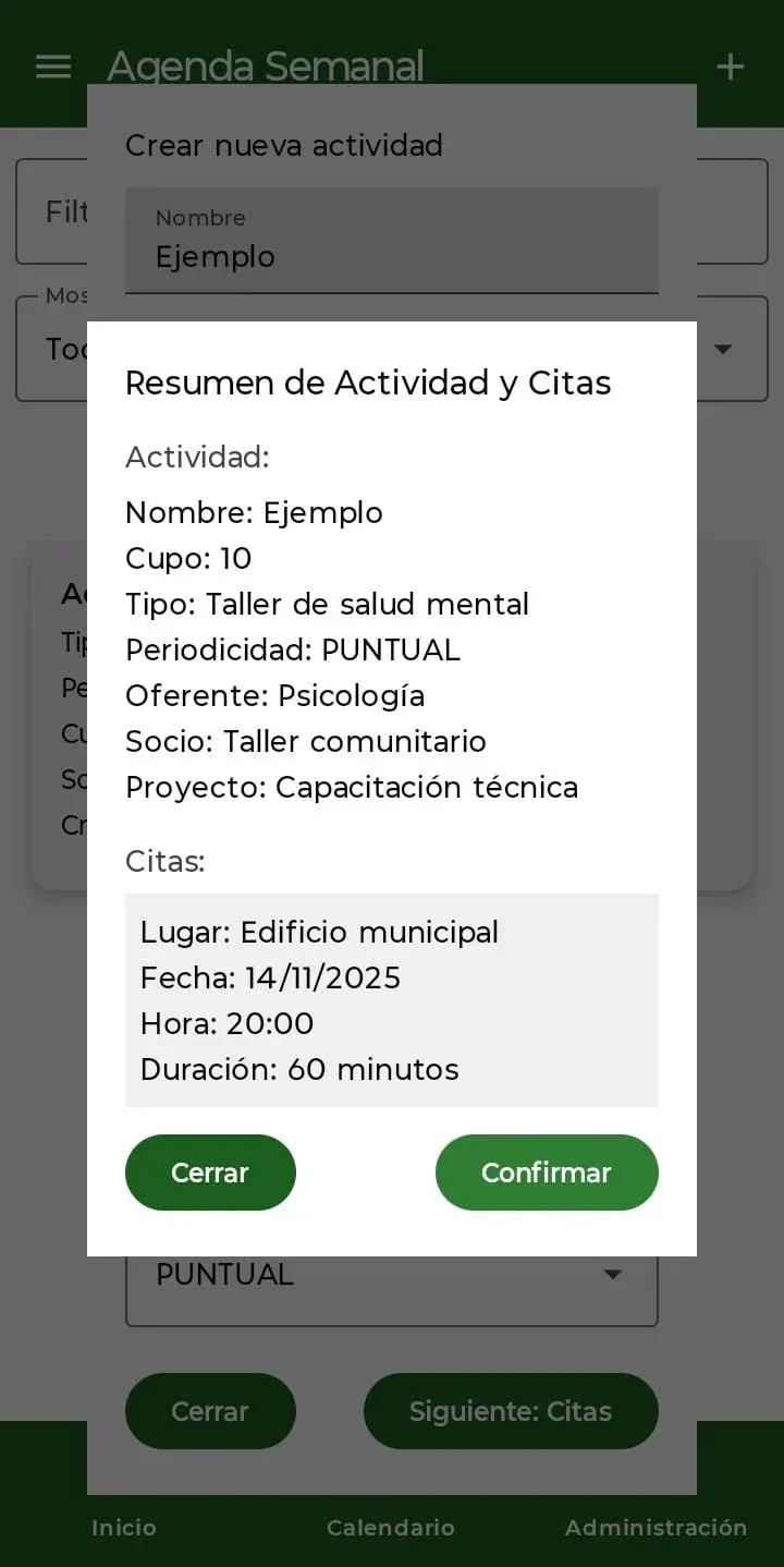 Agenda Integral — captura 5 de 9